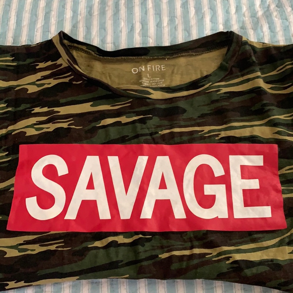 SAVAGE camo top